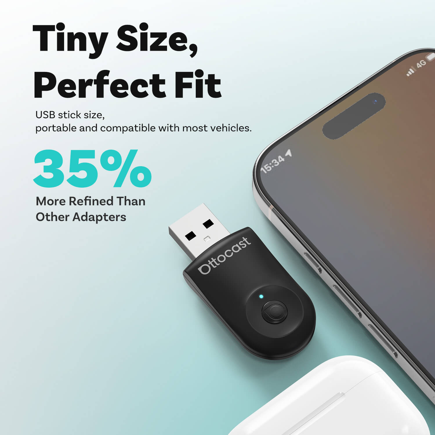 ✨Vatertagsverkauf - SPAREN SIE 30 $✨OTTOMini 2IN1 Wireless CarPlay/Android Auto Adapter