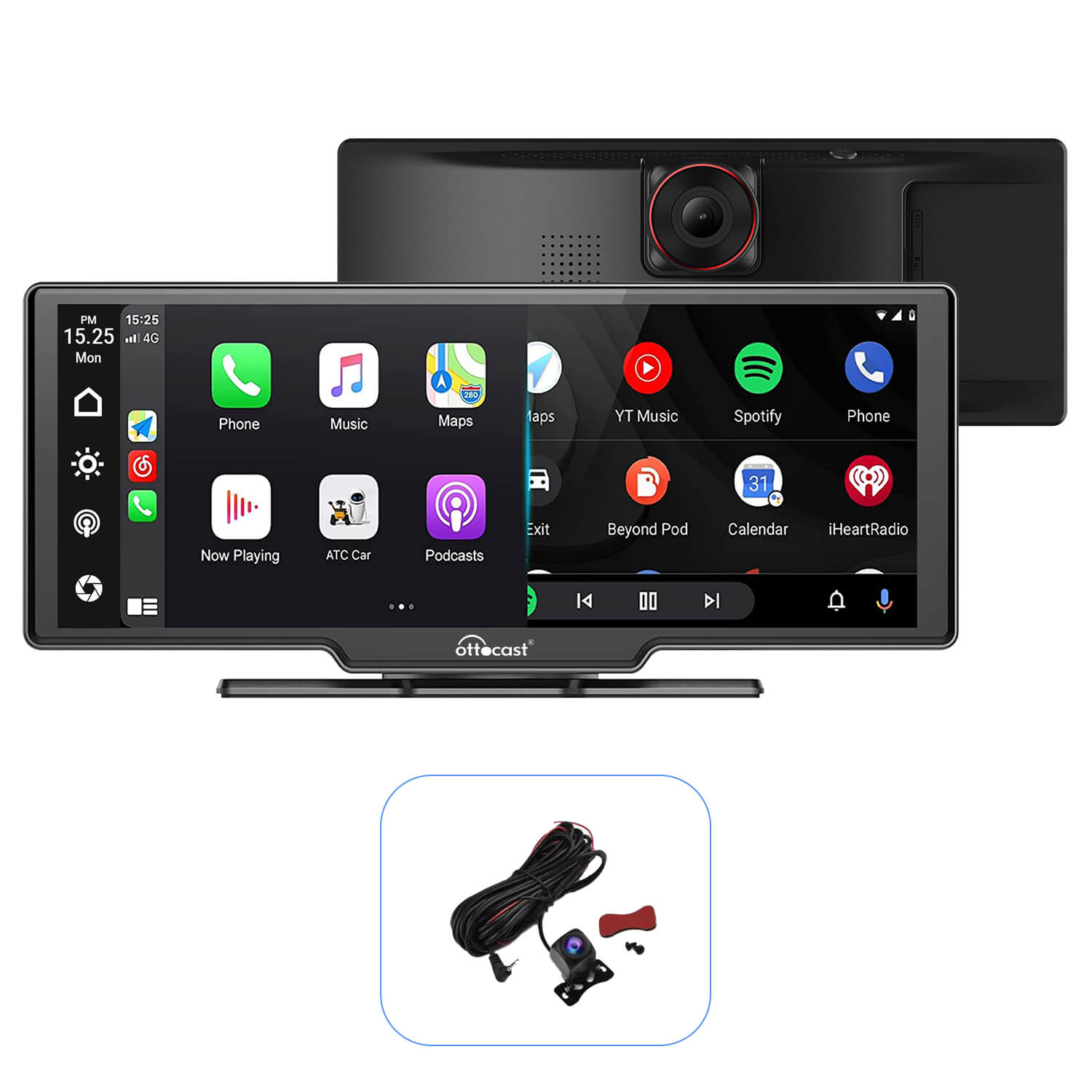 🎉 Seasonal Sale-Portable 10" Apple CarPlay & Android Auto Car Display Screen