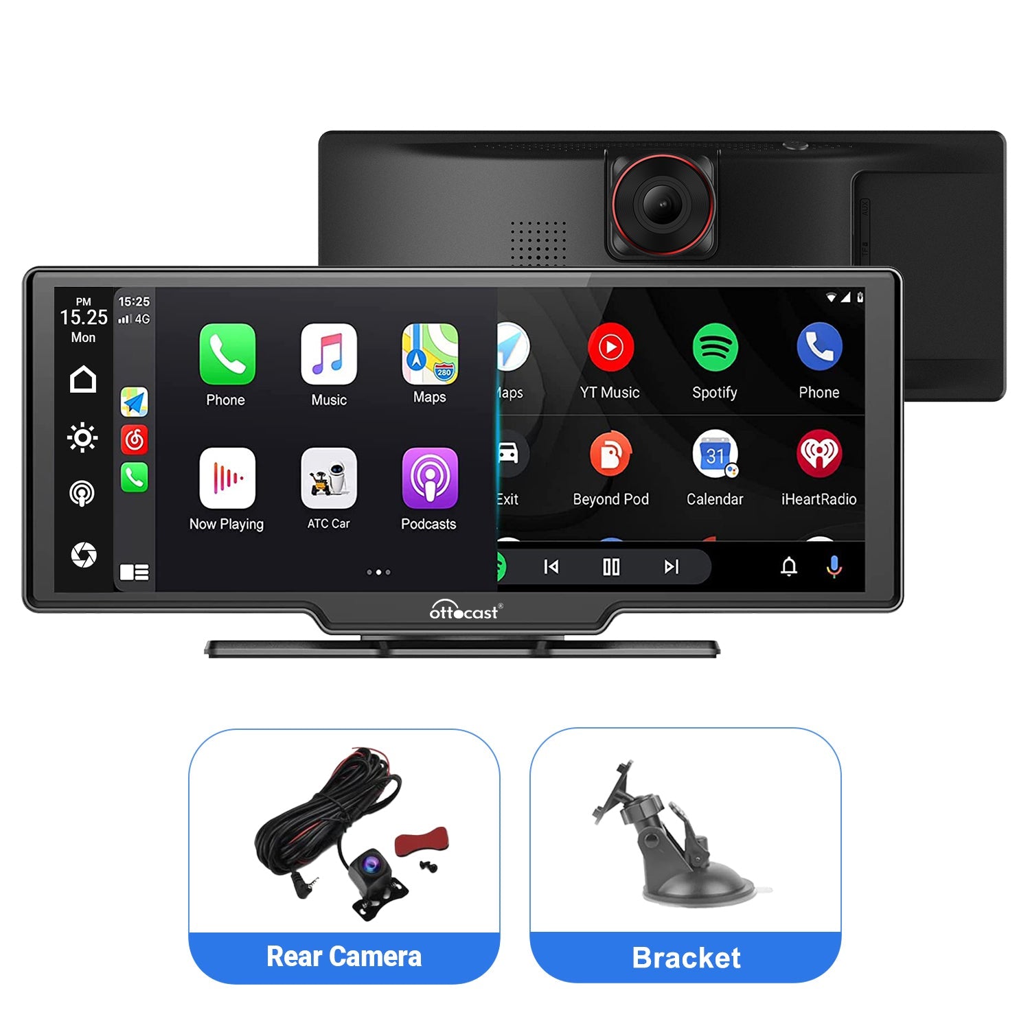 🎉 Seasonal Sale-Portable 10" Apple CarPlay & Android Auto Car Display Screen