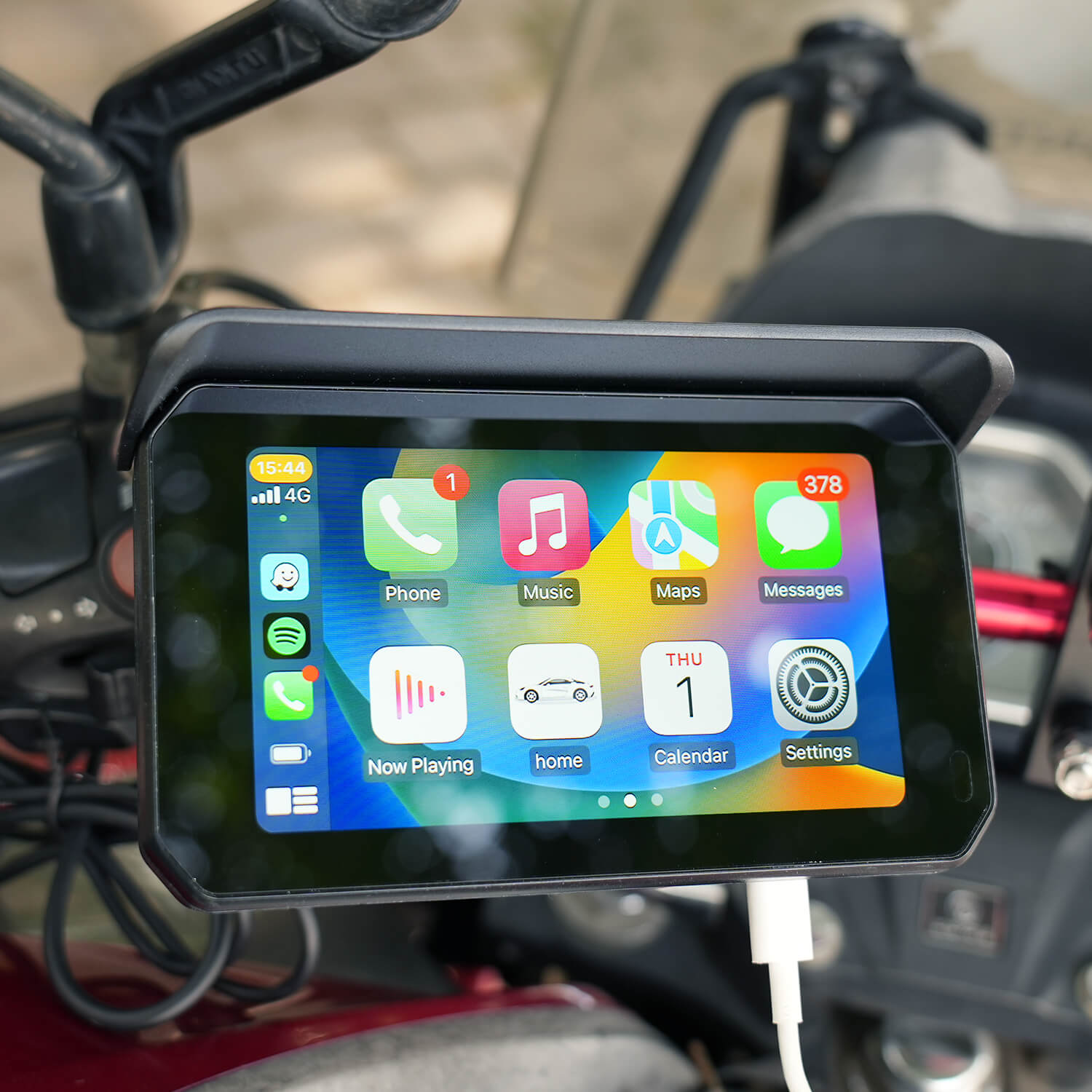 CarPlay Lite C5 SE Portable Motorcycle GPS Wireless CarPlay/Android Auto Screen